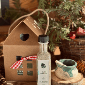 Coffret sel de conifères et céramique artisanale